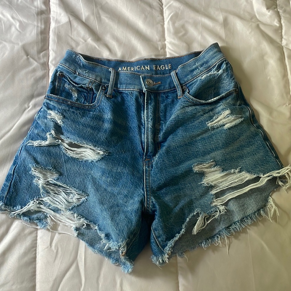 American Eagle High Waisted Jean Shorts